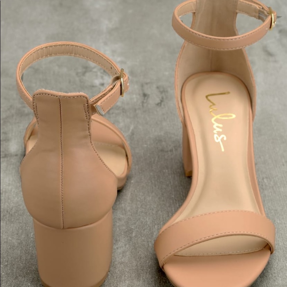 Lulus Harper block heel